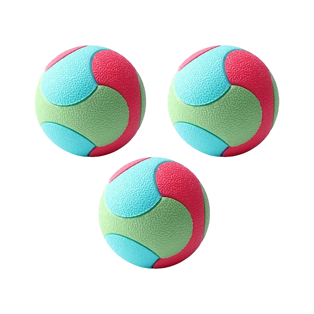 Pet Toy Ball - Color-obstructus solidus TPR Ball