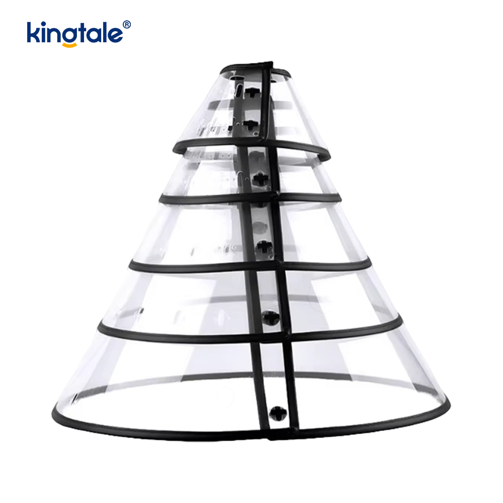Kingtale Novifacta Soft Pet Recuperatio Collarem pro Canibus Cats Sustainable Solidum Plastic Proprium Protective Plastic Cone