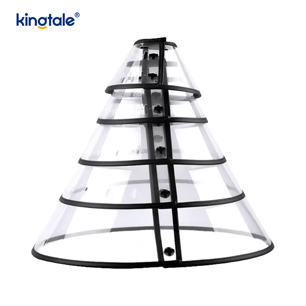 Kingtale Novifacta Soft Pet Recuperatio Collarem pro Canibus Cats Sustainable Solidum Plastic Proprium Protective Plastic Cone