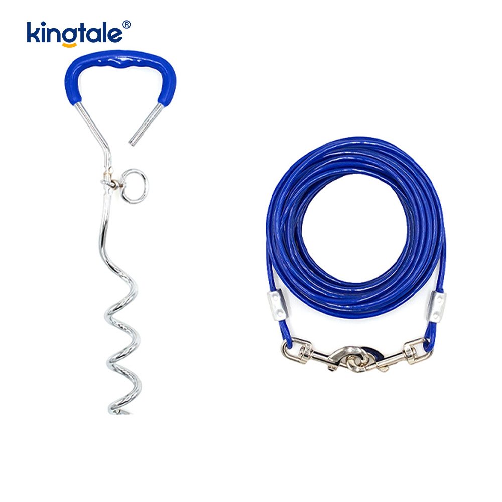Canem alligate Cable et Pignus mollibus Handles