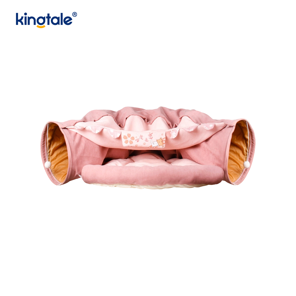 Collapsible Cat Play Tunnel Interactive Toy Maze Cat House Tunnels Indoor