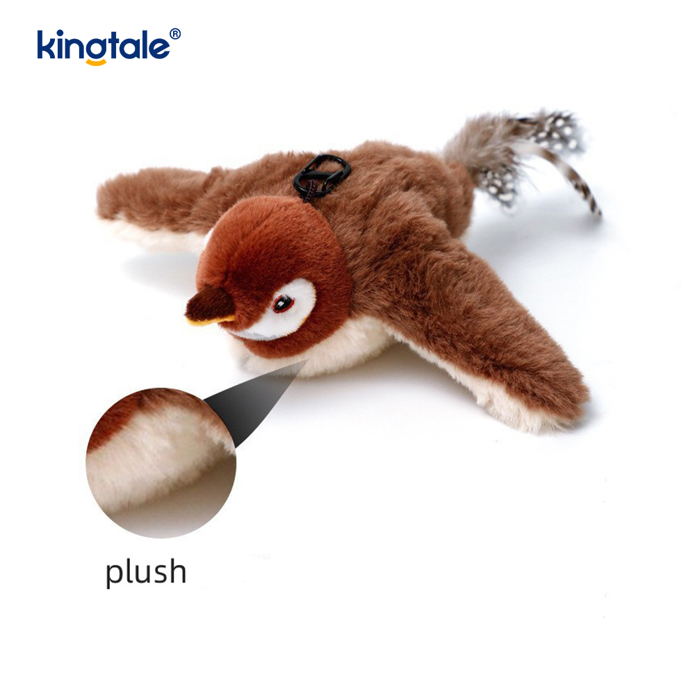 Simulata passer Pet Plush Toy enim omnia genera earum Cat Kicker Catnip Toys Sparrow