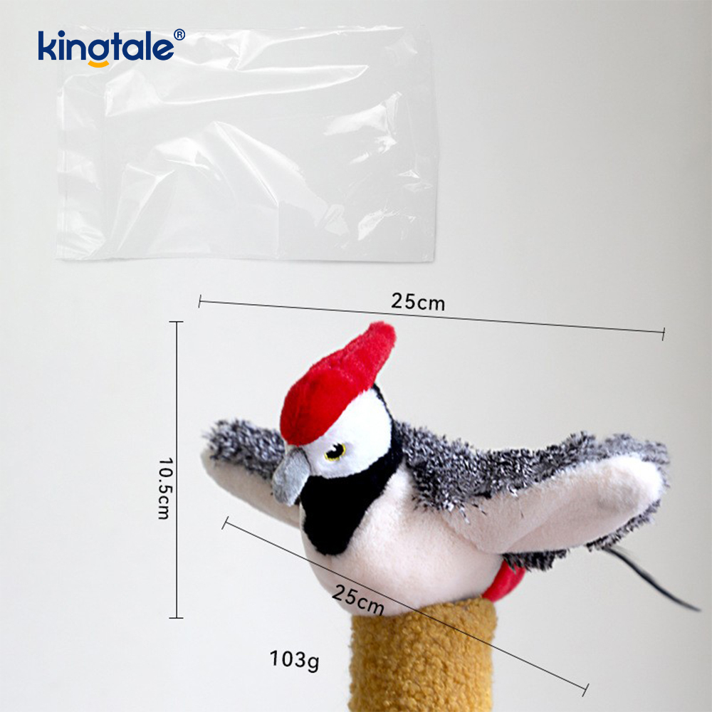 Simulata passer Pet Plush Toy enim omnia genera earum Cat Kicker Catnip Toys Sparrow