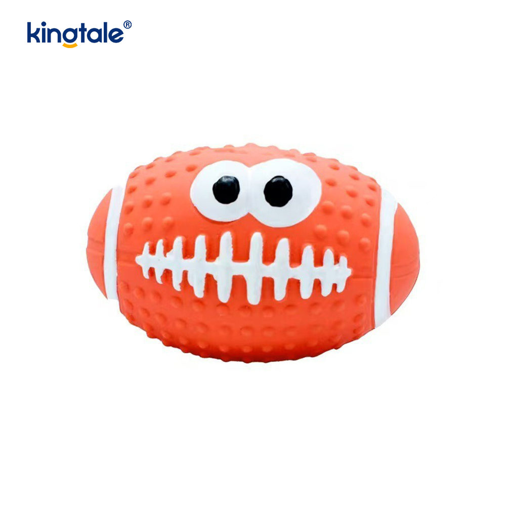 Pet Toy LATEX sonantes Smiley Face Ball Umbraticis et Outdoor