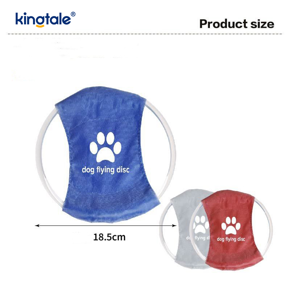 Pet lux-sursum Frisbee High Visibilitas accendit Pet Training iacens ludens Exercitatio