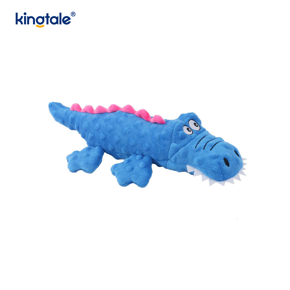 Pet squeak Crocodilus Plush Toy ad Purgatio dentium