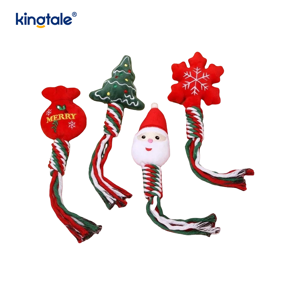 Pet Christmas Plush Toys puppy Chew Toy enim Teething