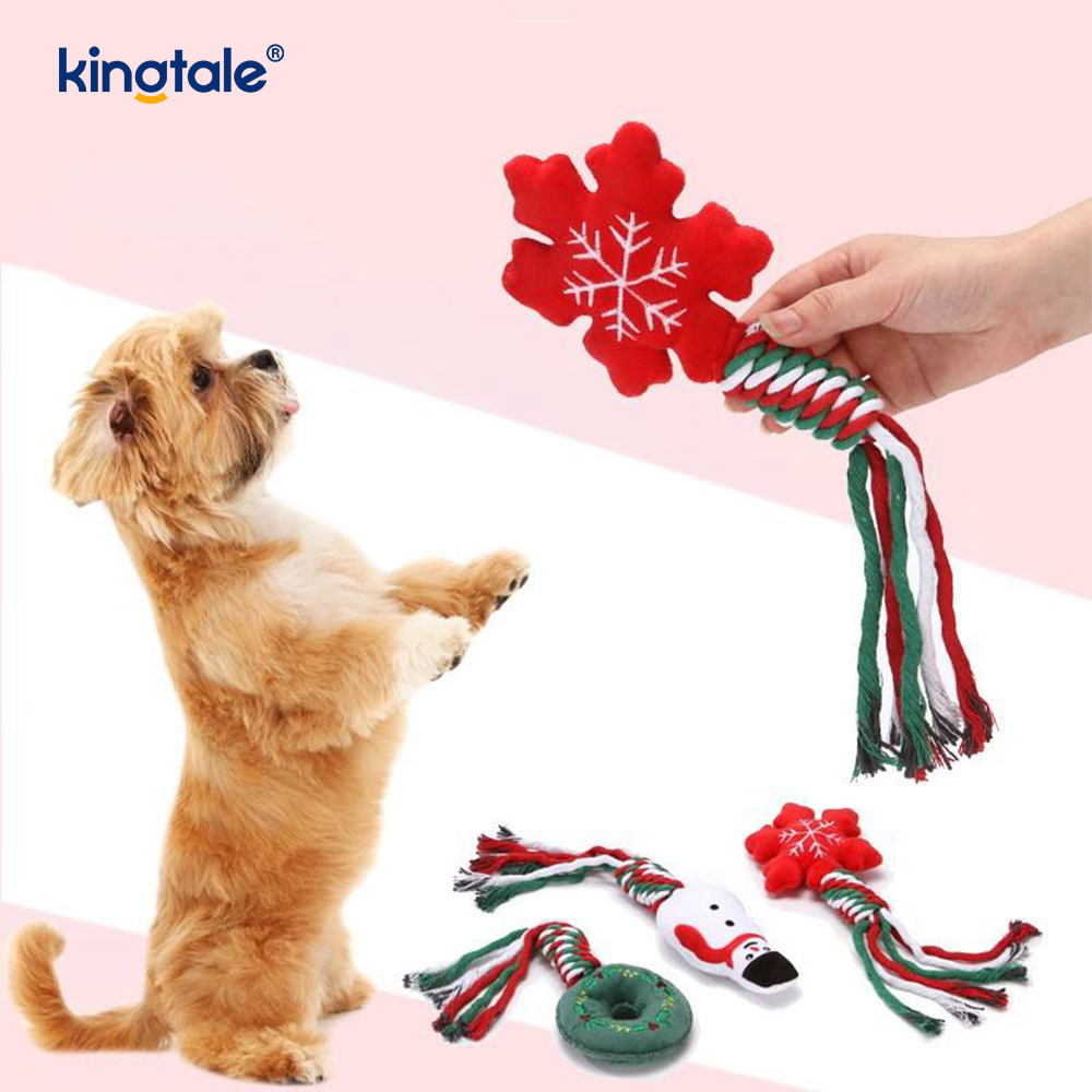 Pet Christmas Plush Toys puppy Chew Toy enim Teething