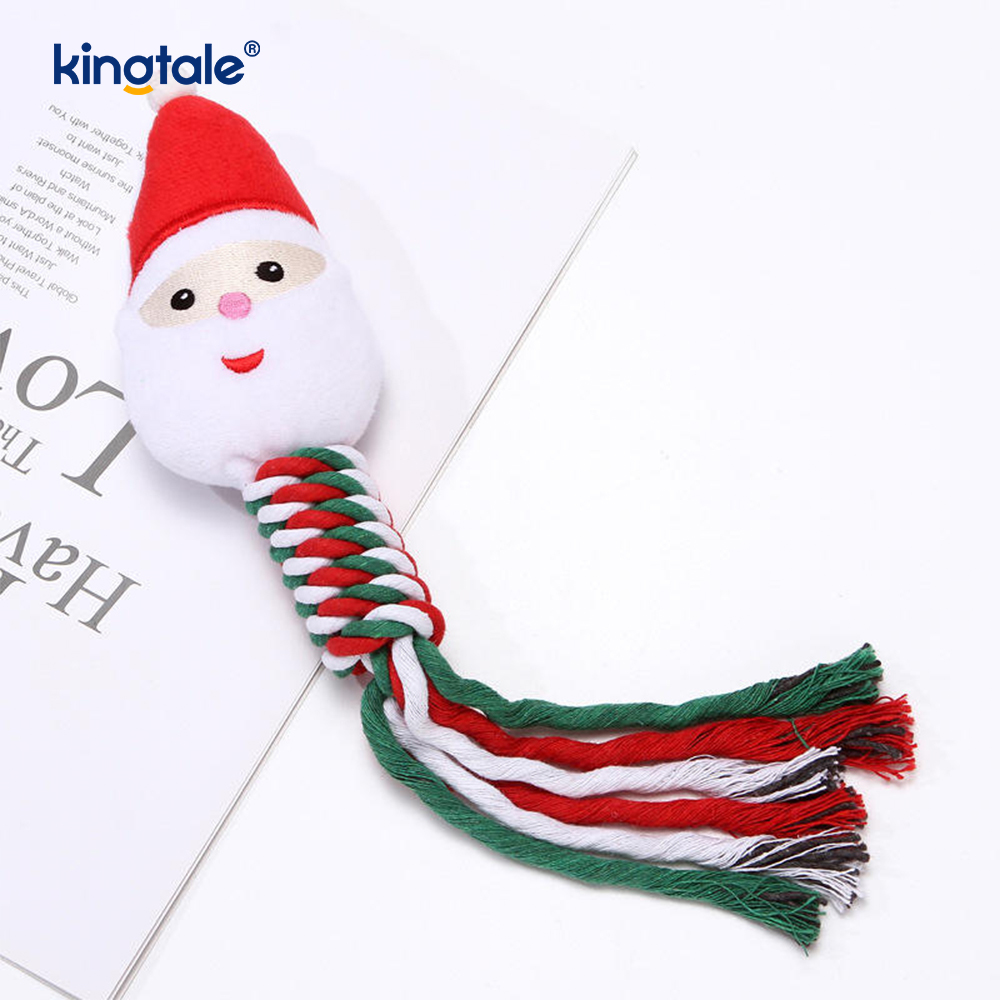 Pet Christmas Plush Toys puppy Chew Toy enim Teething