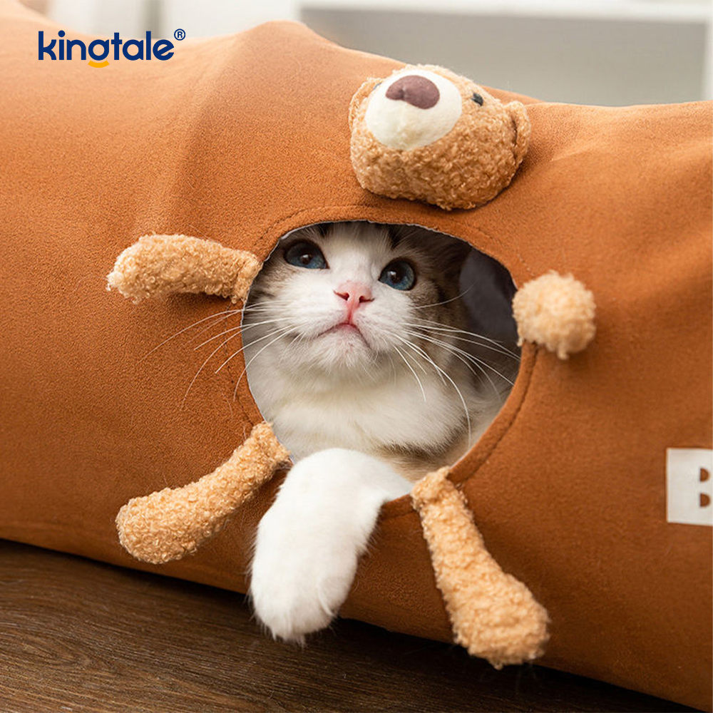 Collapsible Cat Toy Cartoon Cat Tunnel Unny Interactive Cat Toy Gift For Cat