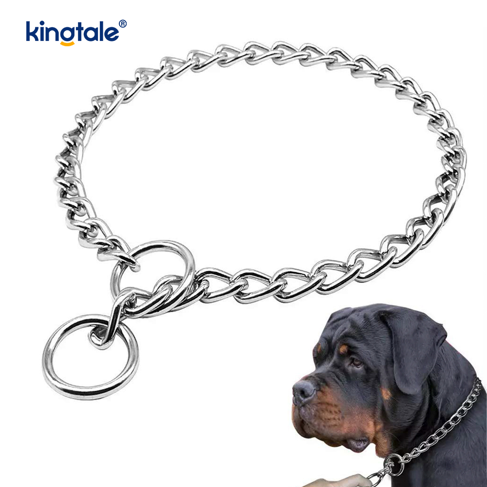 Metal Training Dog Choke Collar Slip P Chain Gravis Chain For Dogs