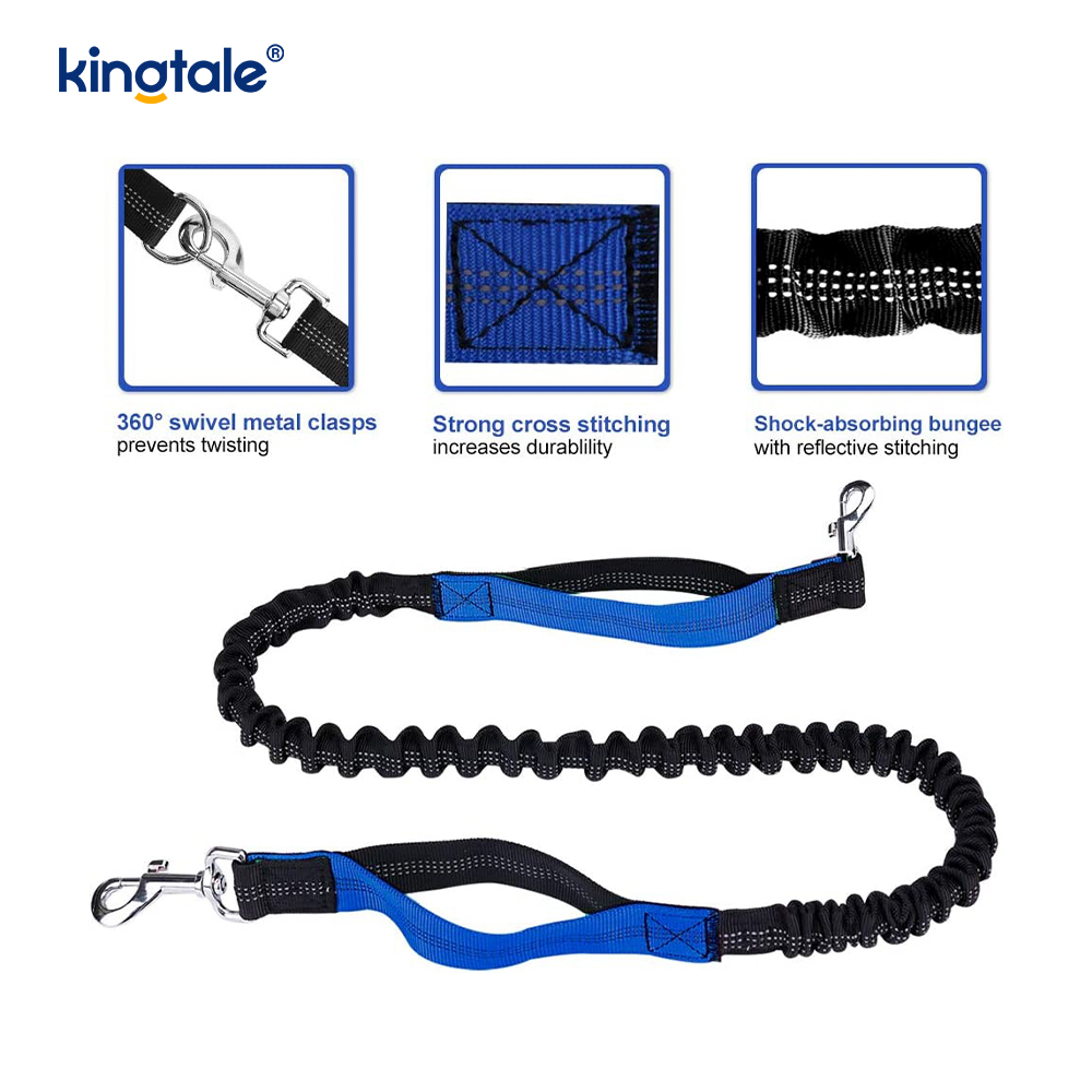 Reflective elastica duplex Cursor Pet Leash Cum Zipper Marsupium