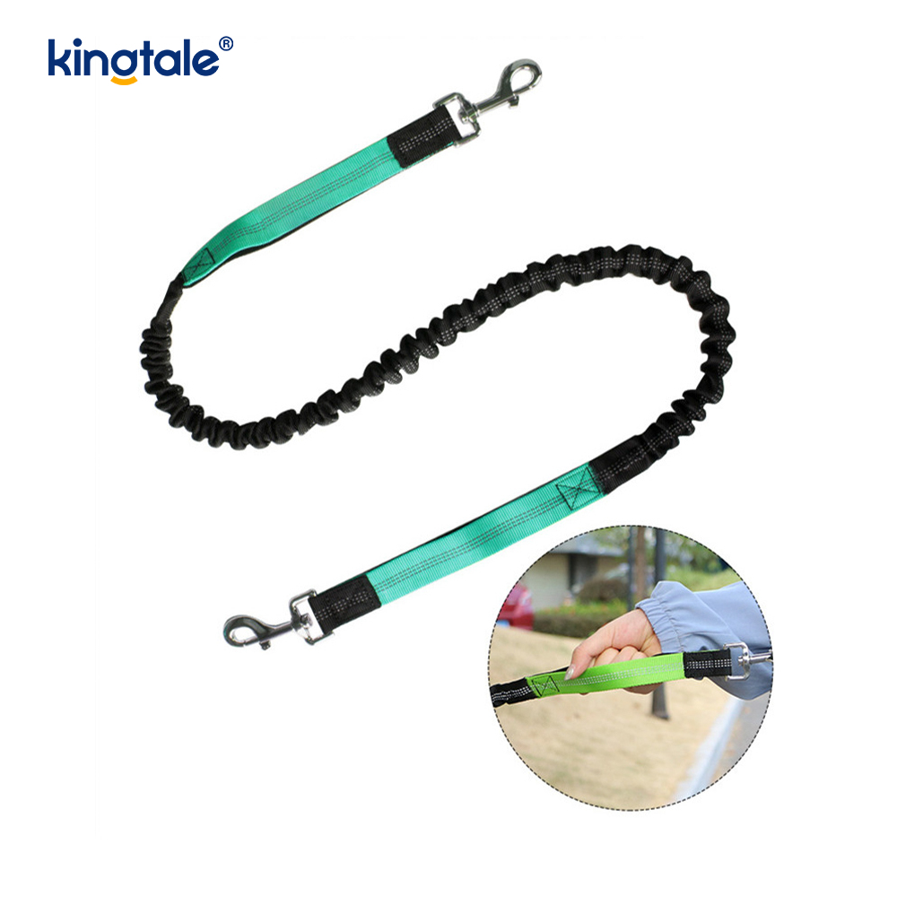 Reflective elastica duplex Cursor Pet Leash Cum Zipper Marsupium