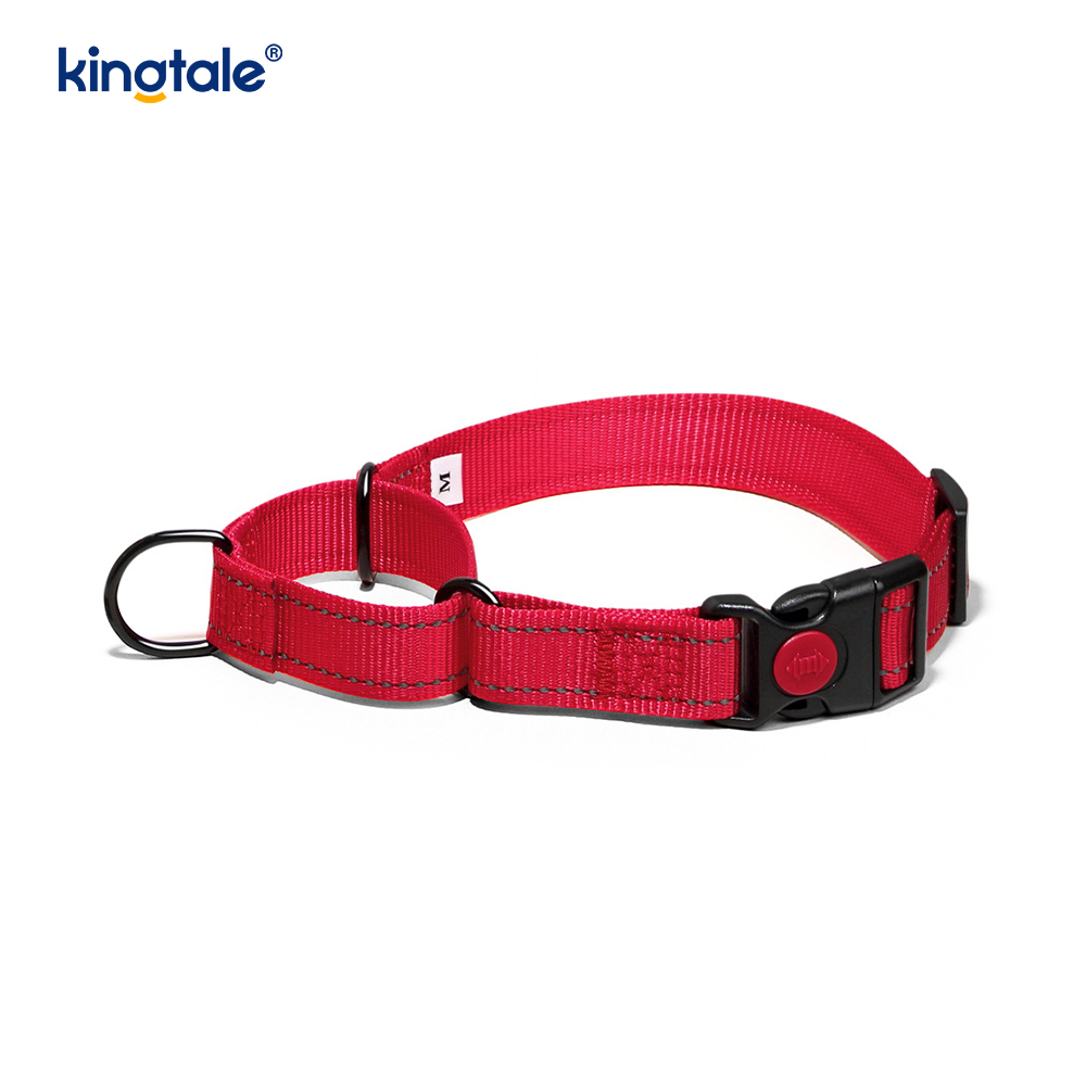 No Pull Reflective Novifacta Nylon Martingale Dog Collar For S M A L L Dogs
