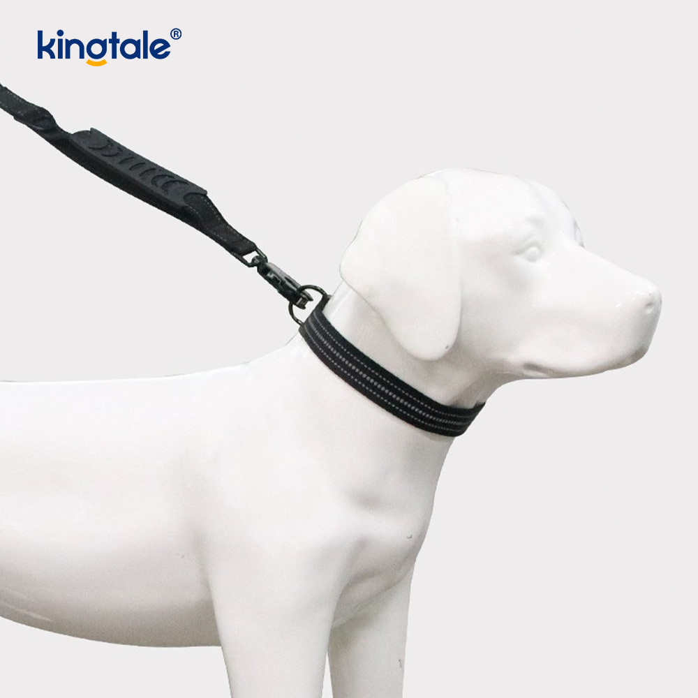 Reflective No excute Gravis Officium Tactical Canis Collarem Leash Bungee Lead