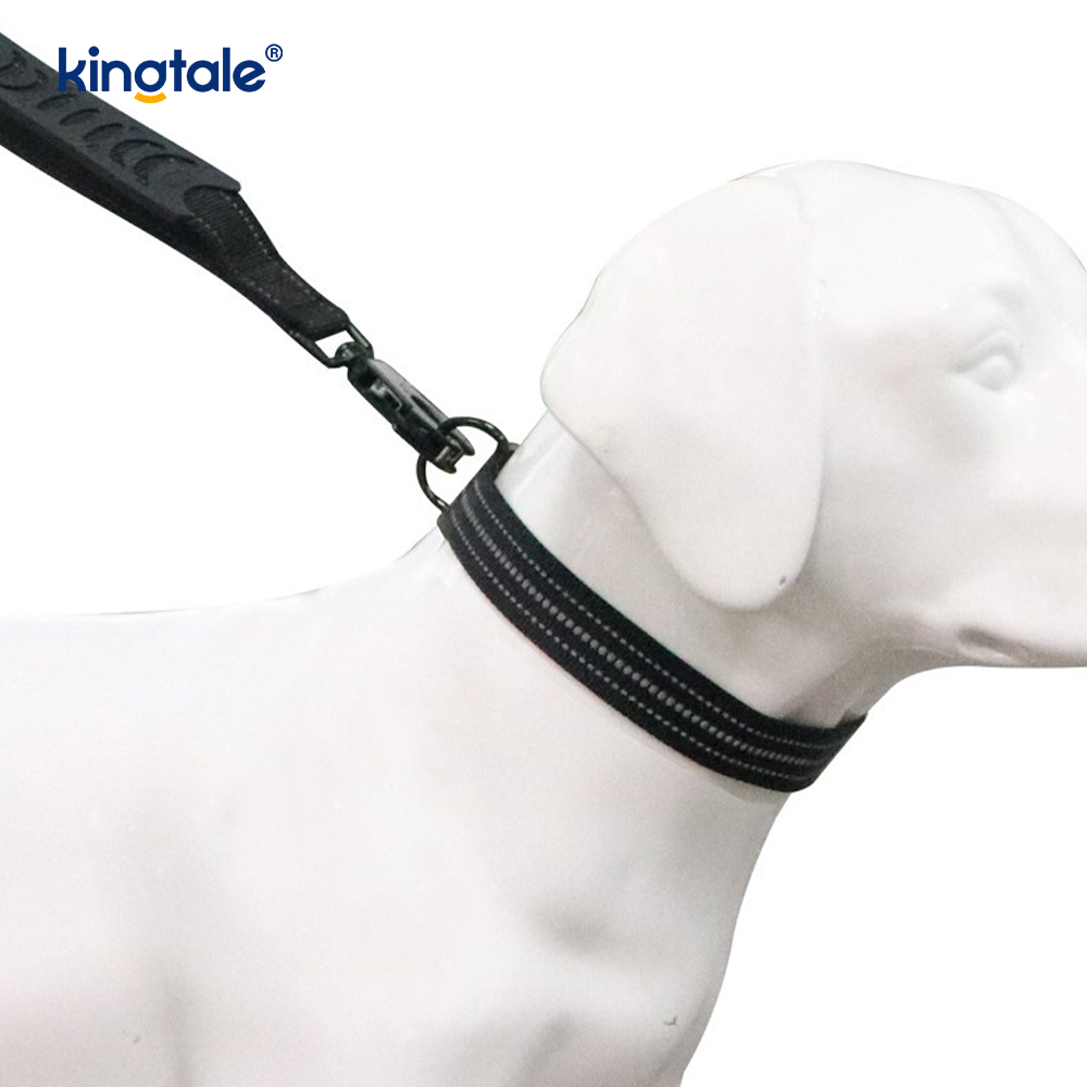Reflective No excute Gravis Officium Tactical Canis Collarem Leash Bungee Lead