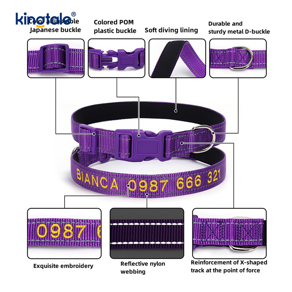 Service Dog Collar Coded Fibula Design For Ne Accidentia Monet