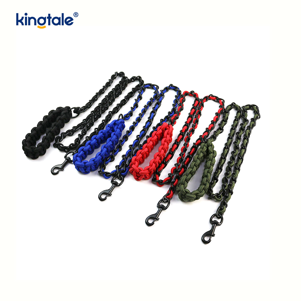 Chew Probatur Pet Leash Dog Chain cum Fortis Anti Bite solatium Palpate