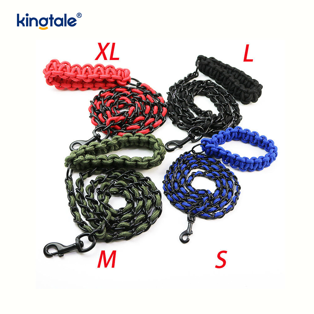 Chew Probatur Pet Leash Dog Chain cum Fortis Anti Bite solatium Palpate