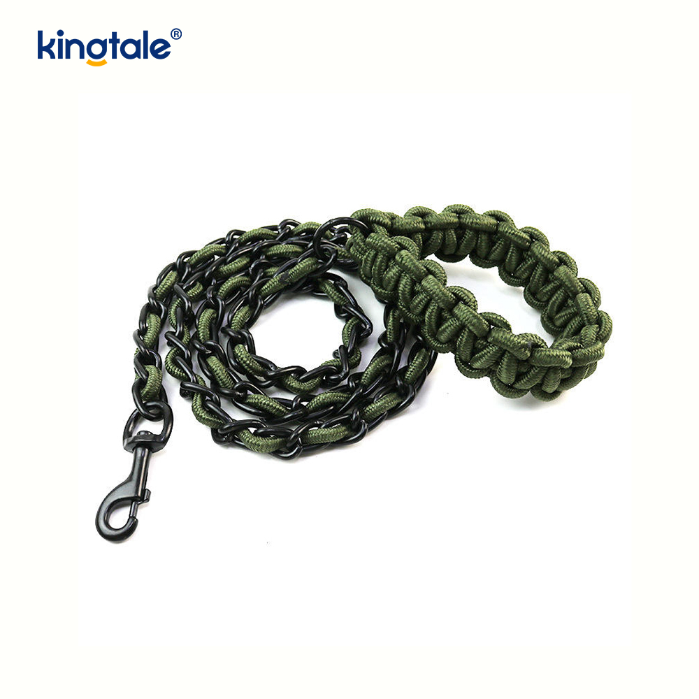 Chew Probatur Pet Leash Dog Chain cum Fortis Anti Bite solatium Palpate