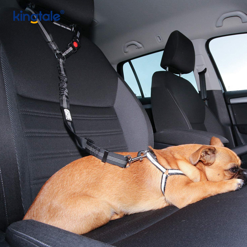 Dura Polyester Reflective Pet Car Sedes Cingulum Leash Anti-Rush Anti-Rush