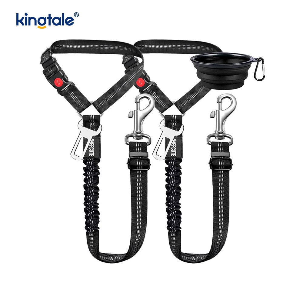 Dura Polyester Reflective Pet Car Sedes Cingulum Leash Anti-Rush Anti-Rush