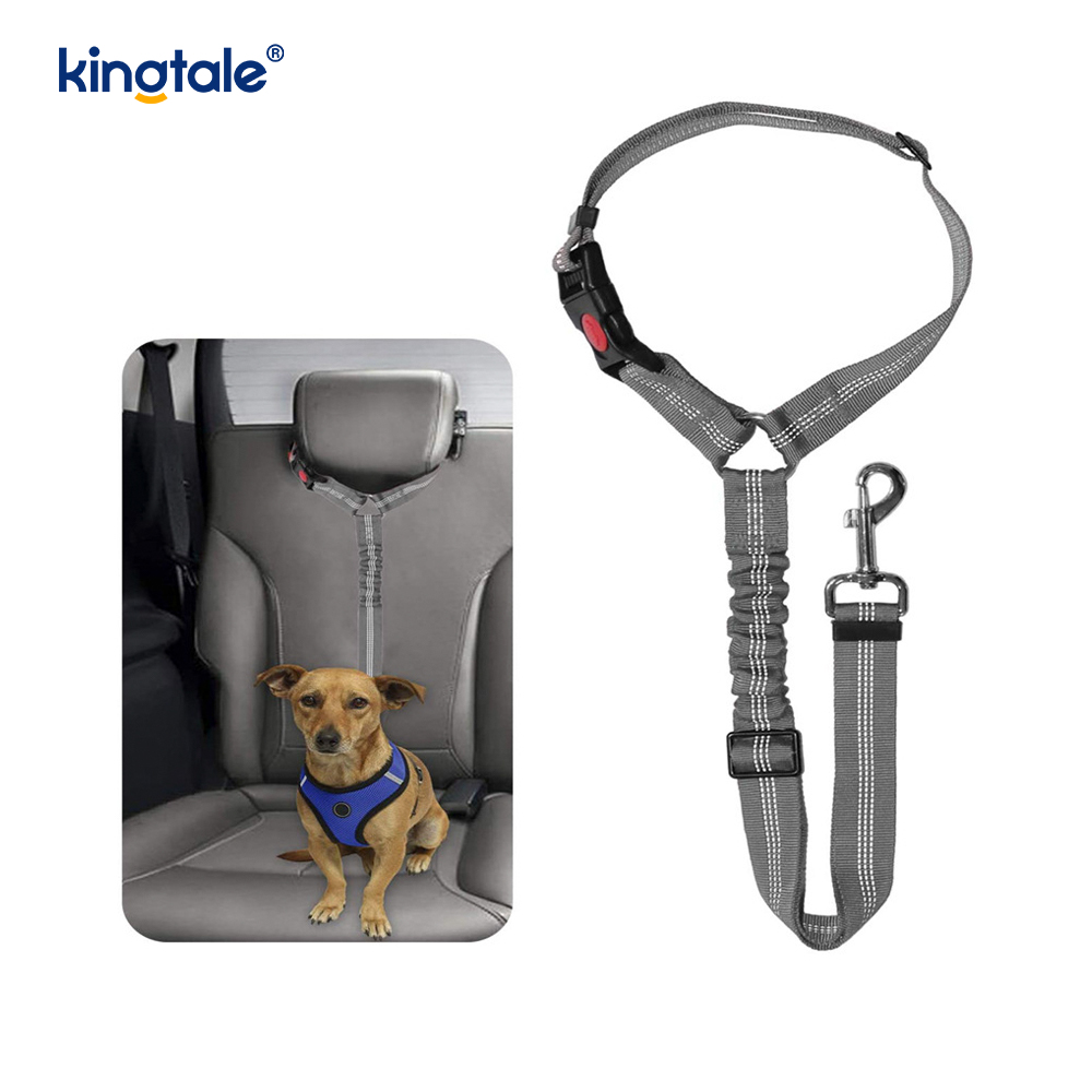 Dura Polyester Reflective Pet Car Sedes Cingulum Leash Anti-Rush Anti-Rush