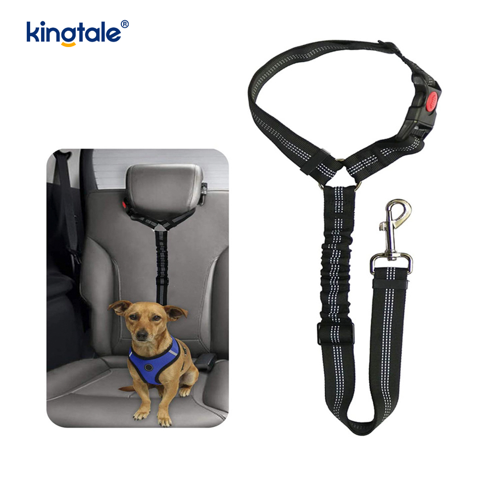 Dura Polyester Reflective Pet Car Sedes Cingulum Leash Anti-Rush Anti-Rush