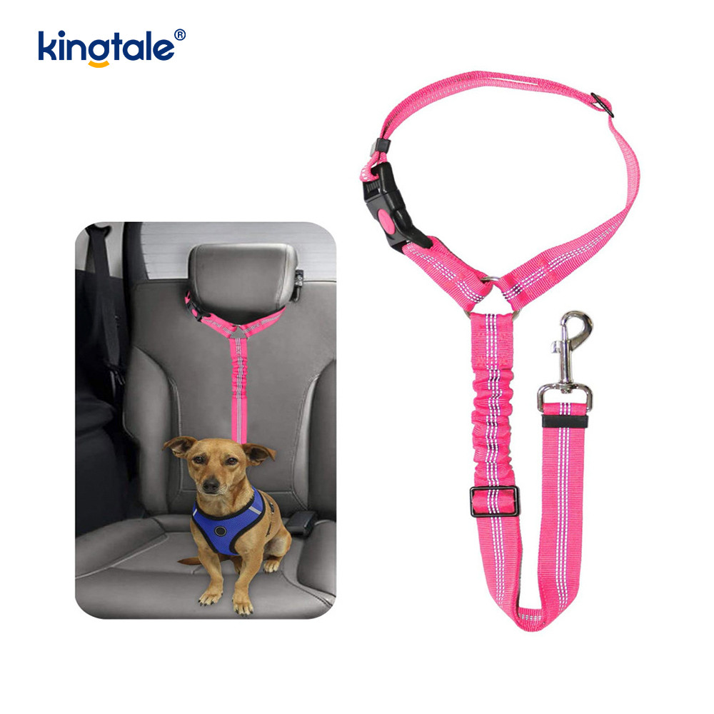 Dura Polyester Reflective Pet Car Sedes Cingulum Leash Anti-Rush Anti-Rush