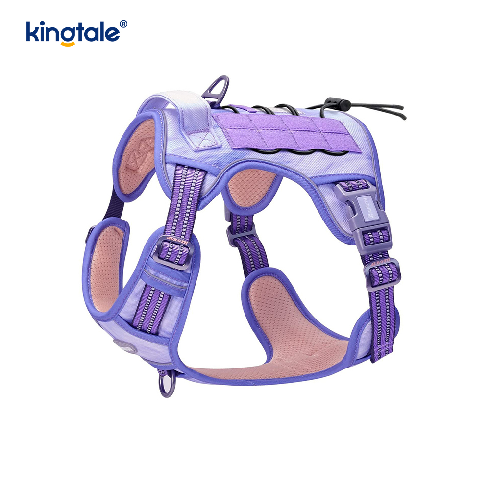 Solidum non excute Nylon Gravis Officium Dog Cingulum Veste Training Harnesses Chest