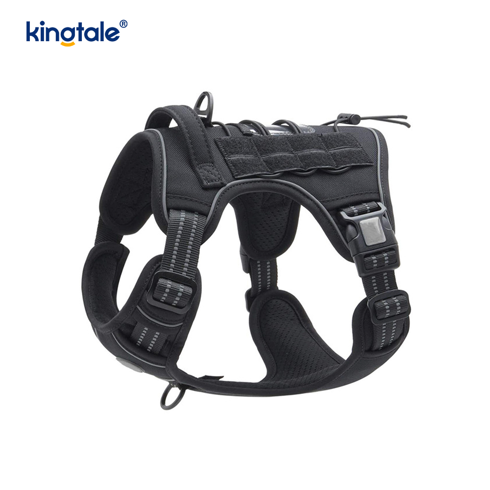 Solidum non excute Nylon Gravis Officium Dog Cingulum Veste Training Harnesses Chest