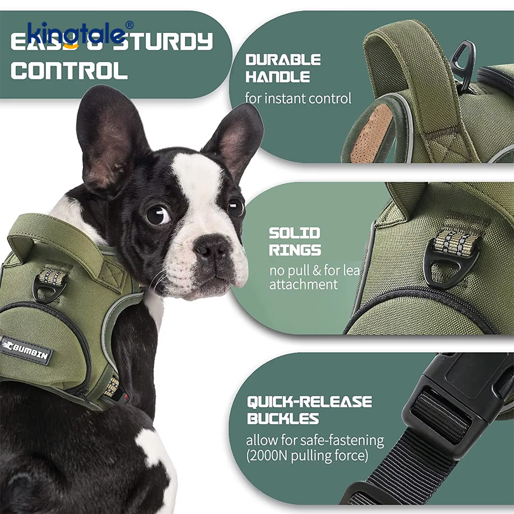 Product No Choke Pet Vest cum Dog Leash Reflective Pet Ambulans iungite