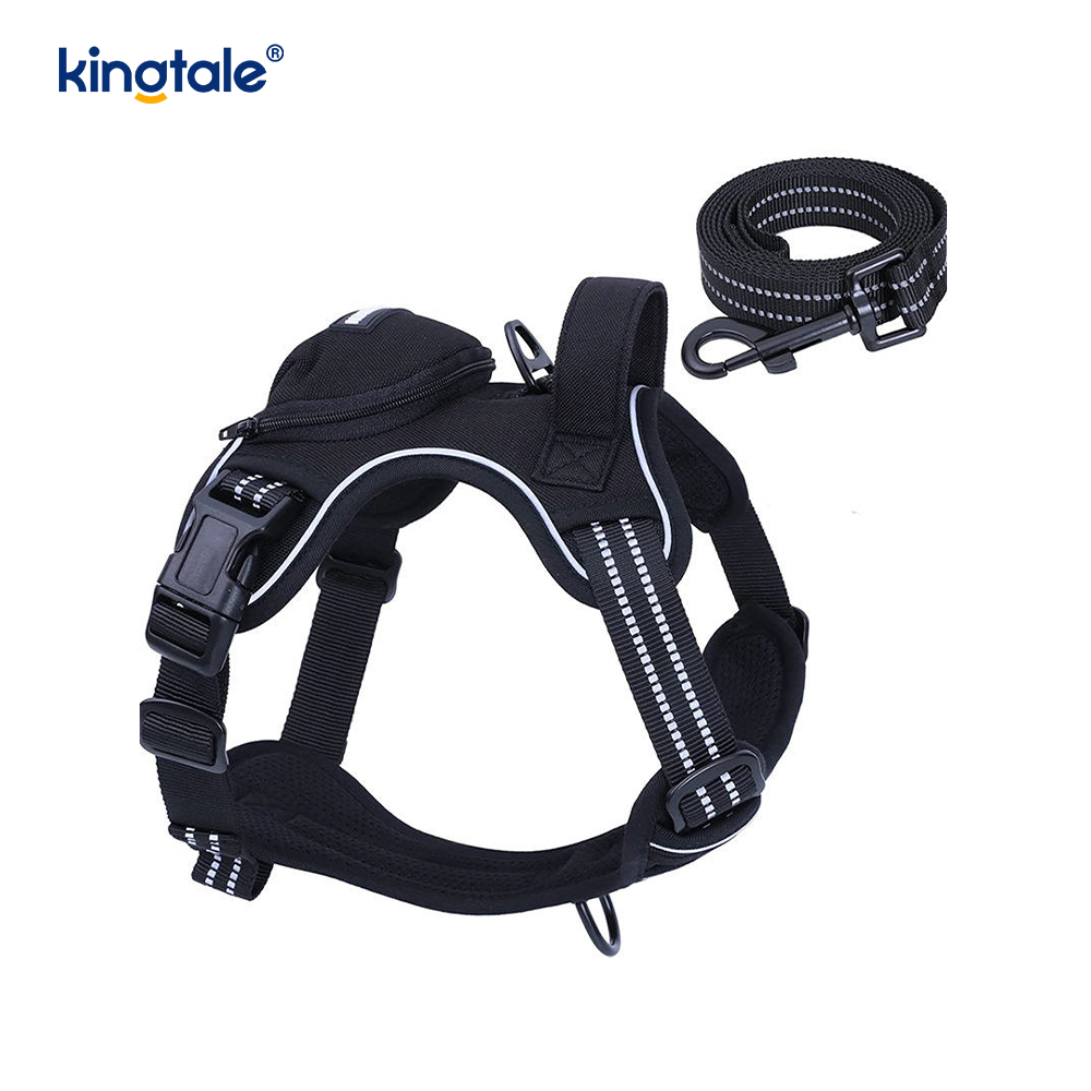 Product No Choke Pet Vest cum Dog Leash Reflective Pet Ambulans iungite