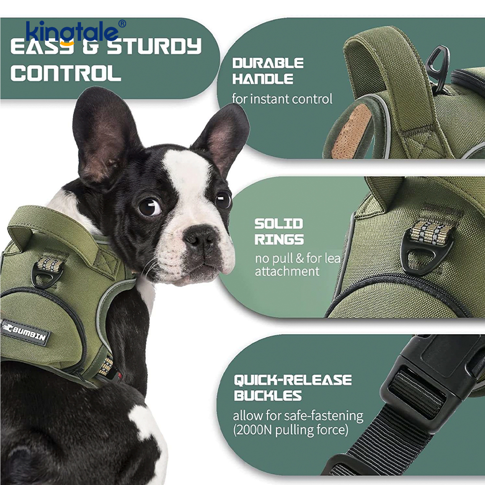 Product No Choke Pet Vest cum Dog Leash Reflective Pet Ambulans iungite