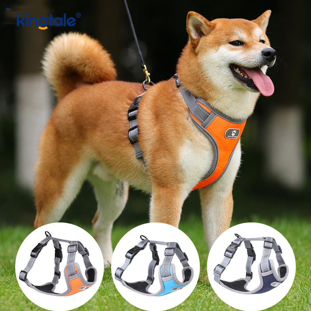 Product Mollis Padded non-Trahere Pet lunge Reflective Canis Oxford Vestis