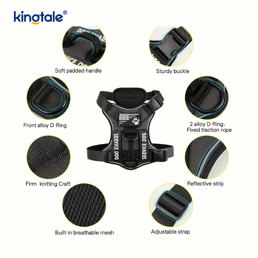 Non-Excute Reflective Tactical Gravis Officium Tactical Canis Iunge pro magna canibus