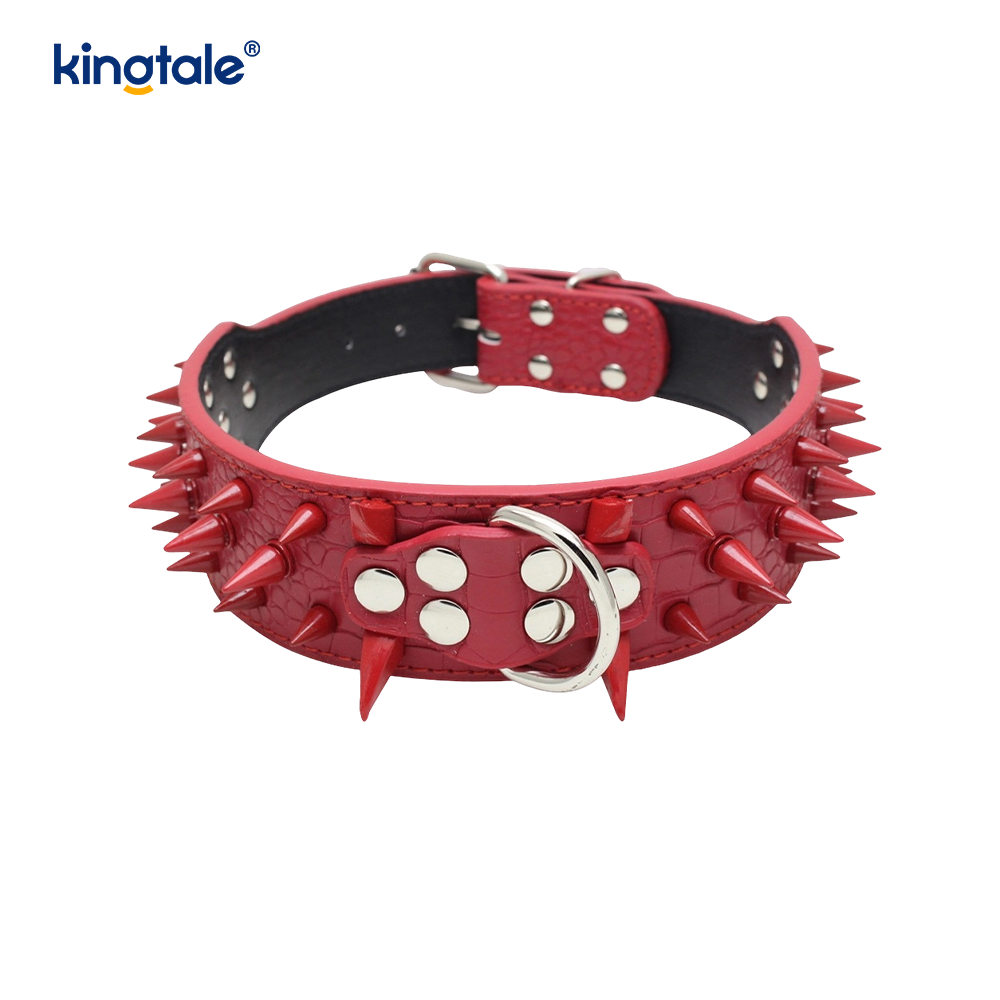 Acuta Spiked Studded Dog Collar Stylish Leather Dog Collars