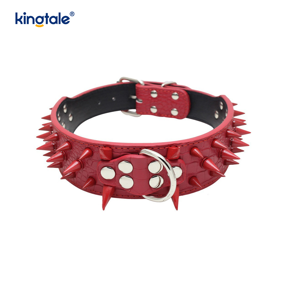 Acuta Spiked Studded Dog Collar Stylish Leather Dog Collars
