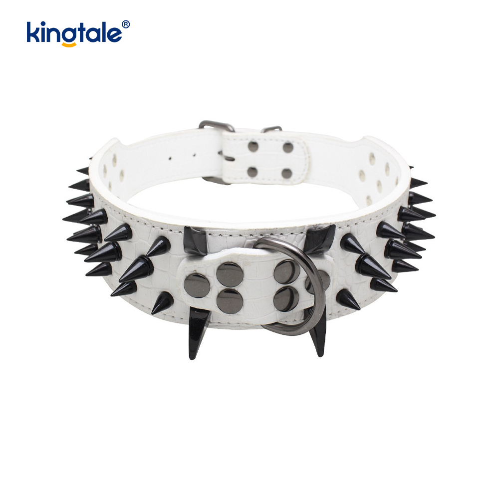 Acuta Spiked Studded Dog Collar Stylish Leather Dog Collars
