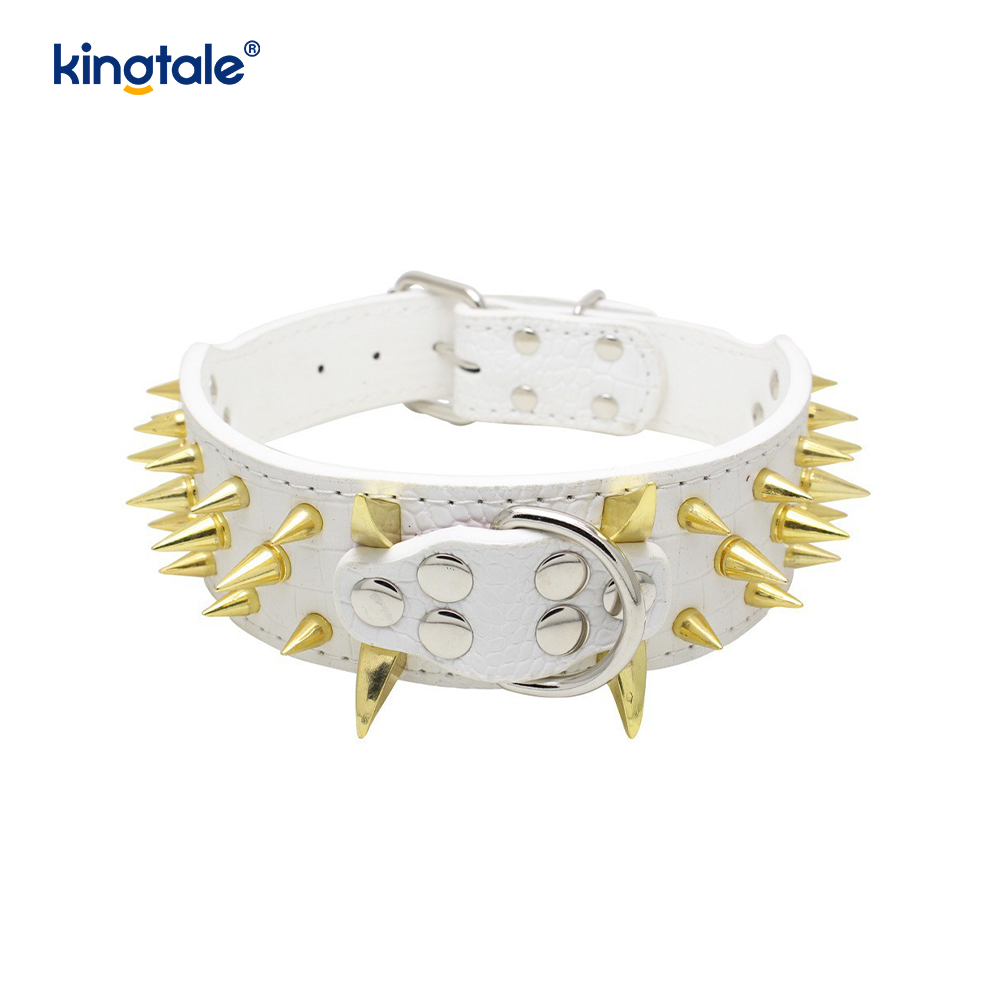 Acuta Spiked Studded Dog Collar Stylish Leather Dog Collars