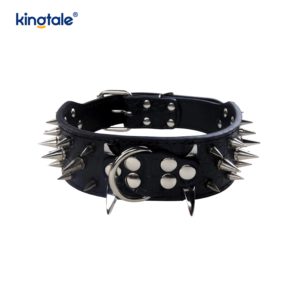 Acuta Spiked Studded Dog Collar Stylish Leather Dog Collars