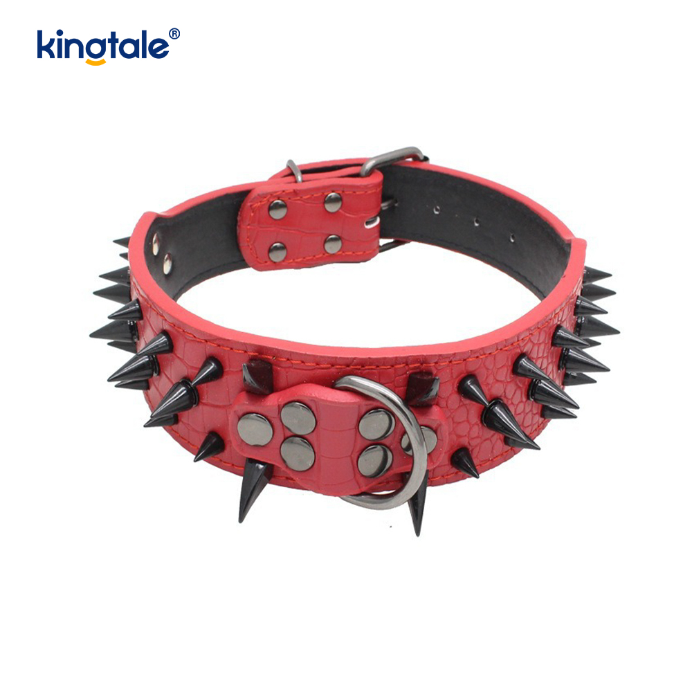 Acuta Spiked Studded Dog Collar Stylish Leather Dog Collars