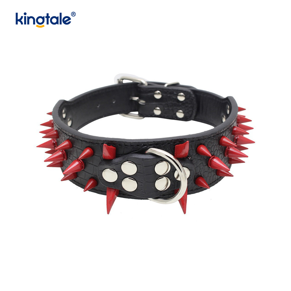 Acuta Spiked Studded Dog Collar Stylish Leather Dog Collars