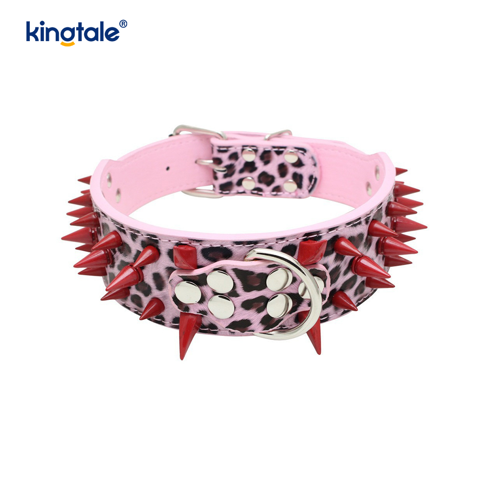Acuta Spiked Studded Dog Collar Stylish Leather Dog Collars
