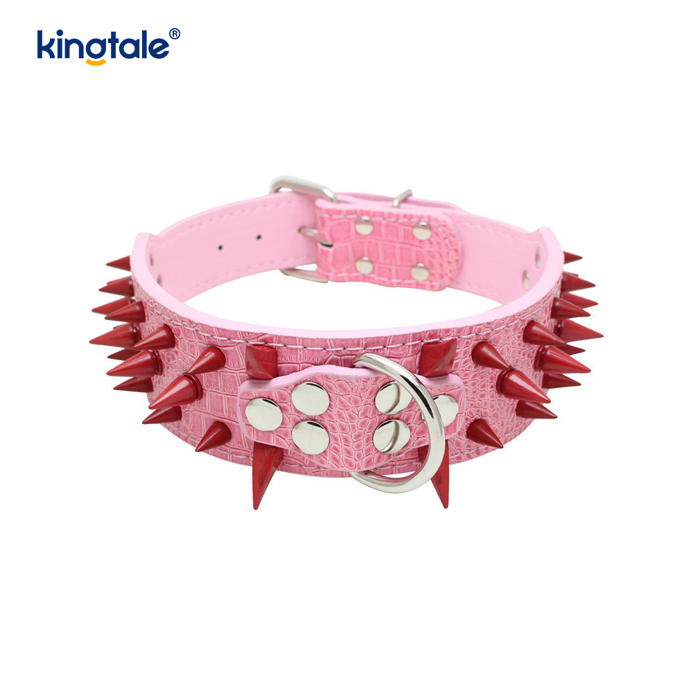 Acuta Spiked Studded Dog Collar Stylish Leather Dog Collars