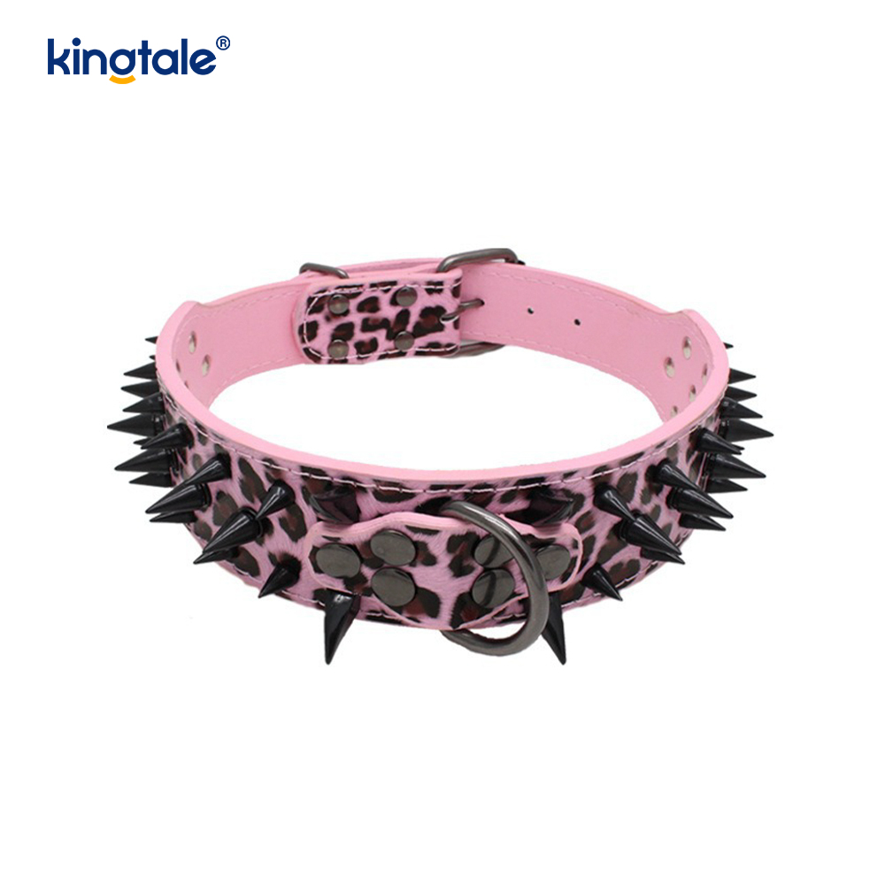 Acuta Spiked Studded Dog Collar Stylish Leather Dog Collars