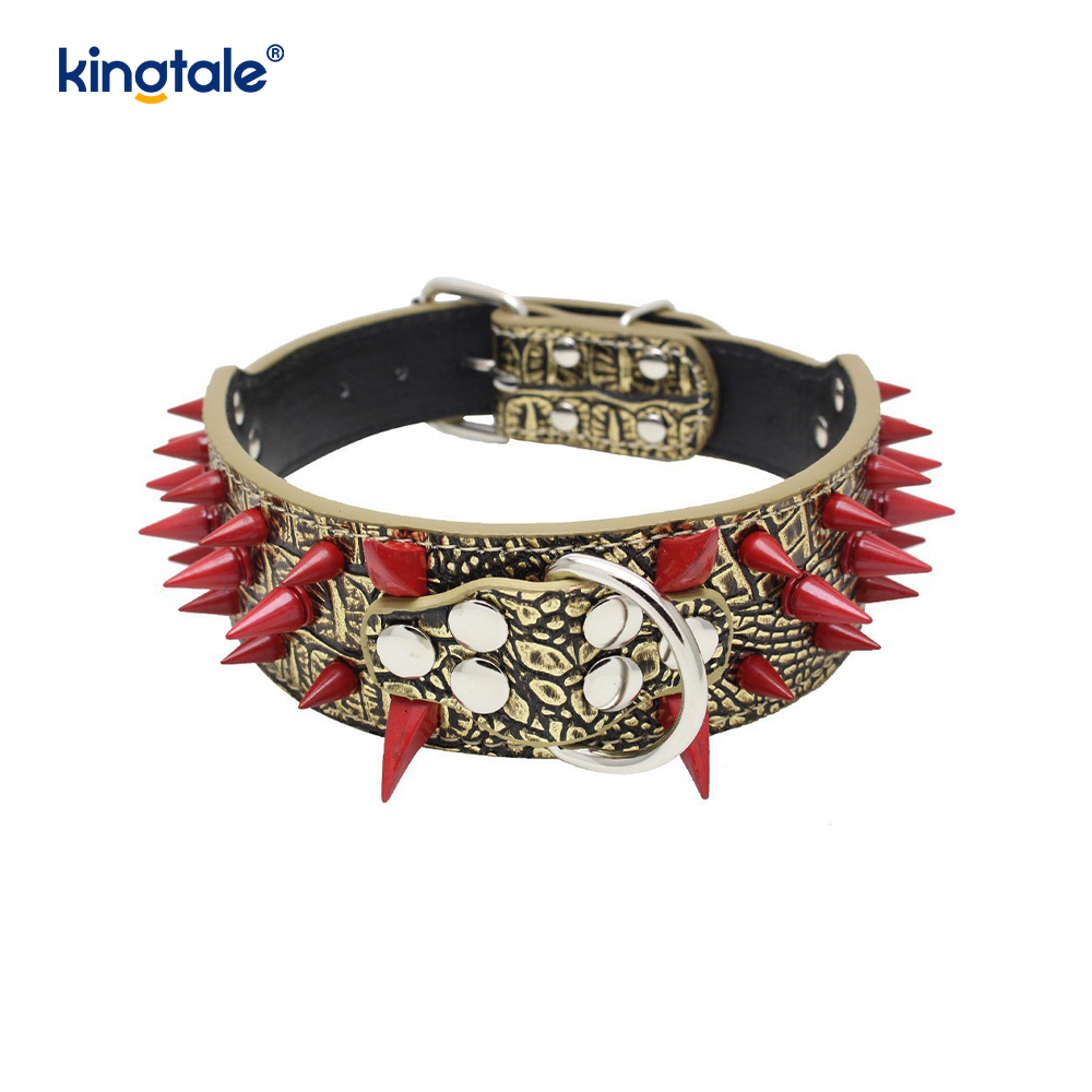 Acuta Spiked Studded Dog Collar Stylish Leather Dog Collars