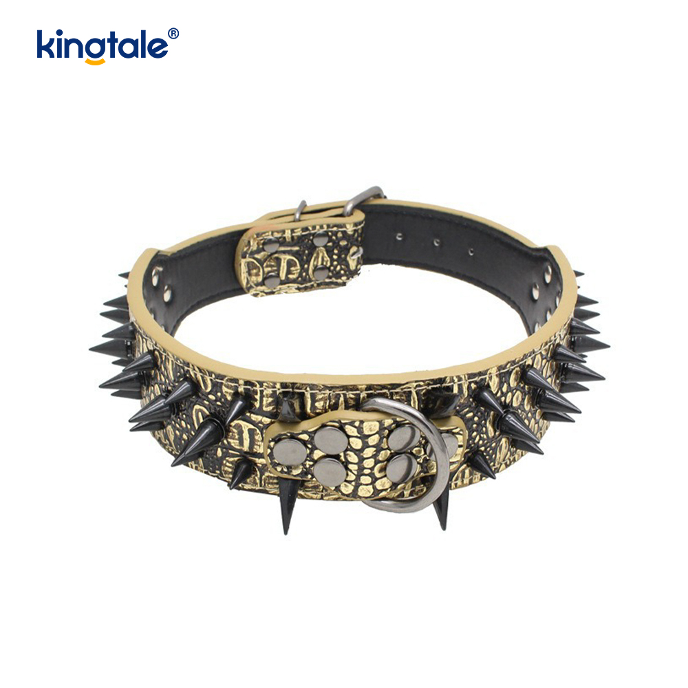 Acuta Spiked Studded Dog Collar Stylish Leather Dog Collars