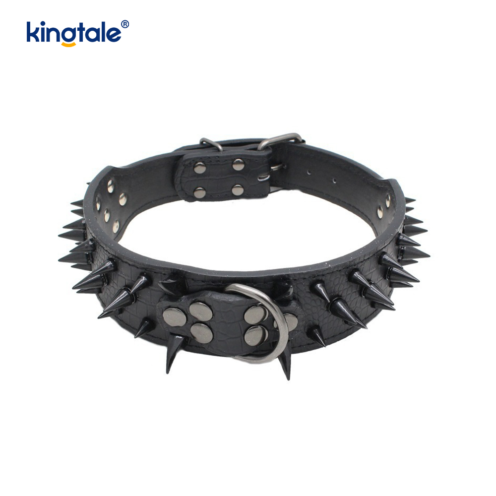Acuta Spiked Studded Dog Collar Stylish Leather Dog Collars