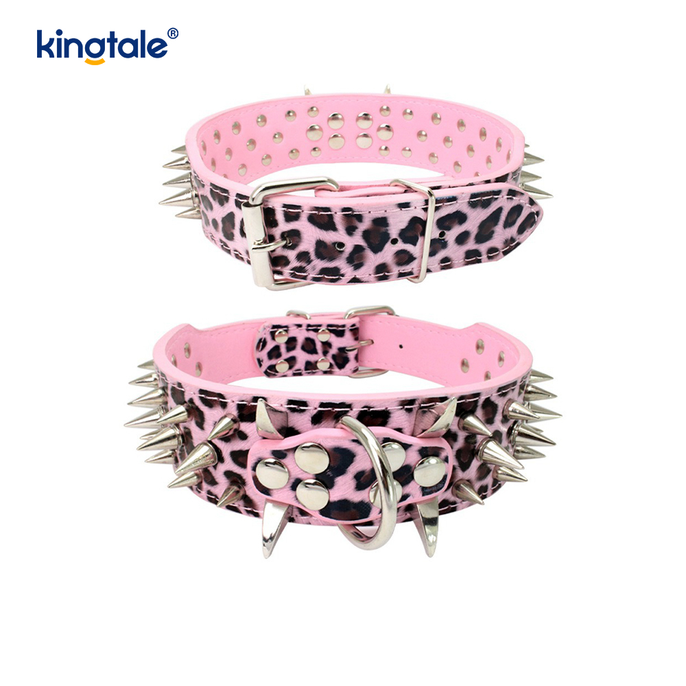 Acuta Spiked Studded Dog Collar Stylish Leather Dog Collars